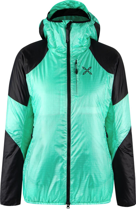 Montura - VERTIGO PRIMALOFT JACKET WOMAN — BRIGHT TEAL — Vista frontale 1