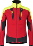 Montura - BRAVE 3 JACKET — ROSSO/GIALLO FLUO — Vista frontale 1