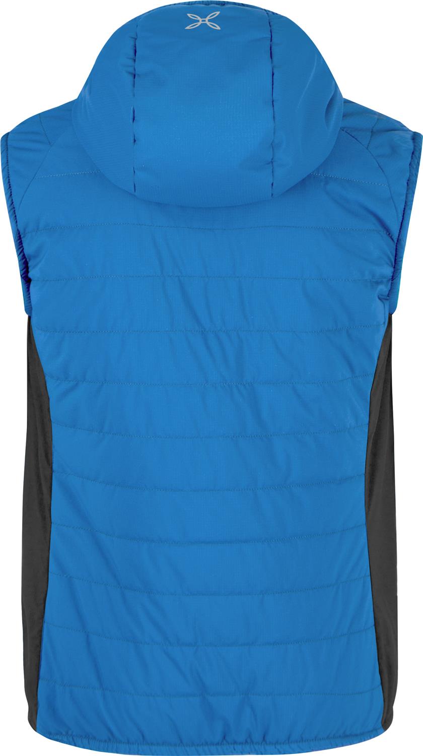 Montura - SPACE LIGHT HOODED VEST KIDS — CELESTE — Vista posteriore 3