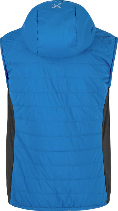 Montura - SPACE LIGHT HOODED VEST KIDS — CELESTE — Vista posteriore 3