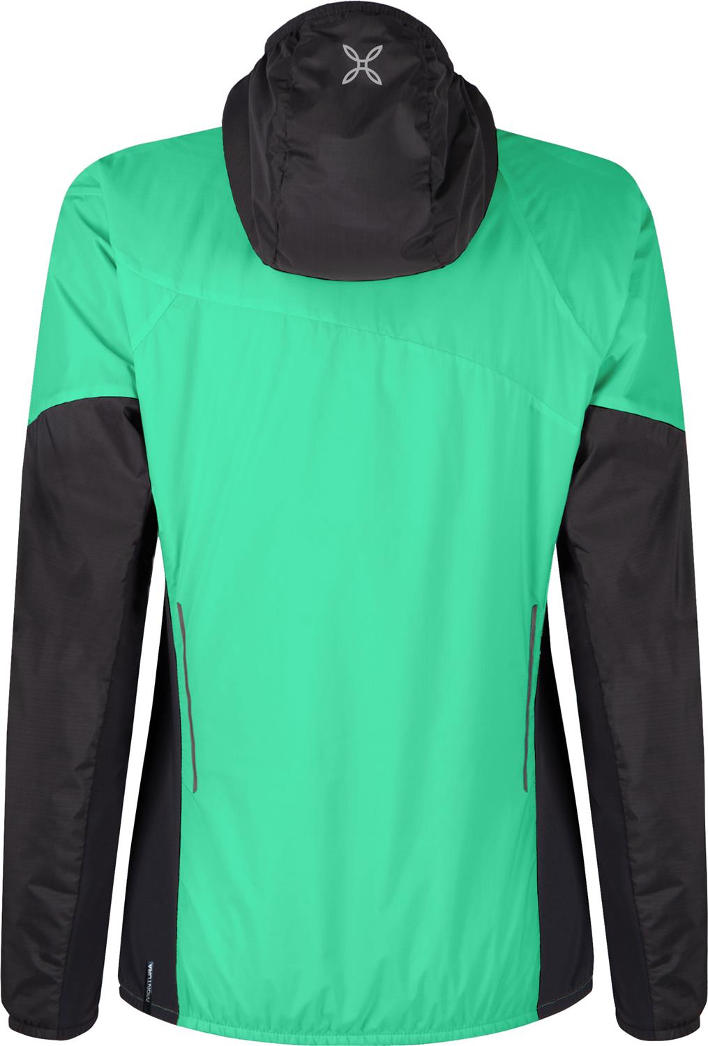 Montura - TRACCIA OCTA HOODED JACKET WOM — BRIGHT TEAL/SHELL — Vista posteriore 3