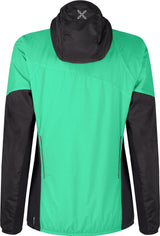 Montura - TRACCIA OCTA HOODED JACKET WOM — BRIGHT TEAL/SHELL — Vista posteriore 3