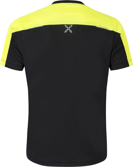 Montura - HIGH T-SHIRT — BLACK/GIALLO FLUO — Vista posteriore 2