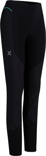 Montura - THERMO FIT 2 PANTS WOMAN — BLACK/BRIGHT TEAL — Immagine 2