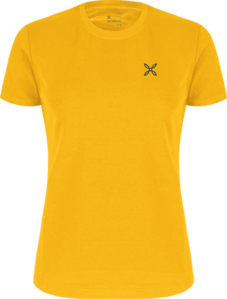 Montura - ROCK PAINTING T-SHIRT WOMAN — MUSTARD — Vista frontale 1