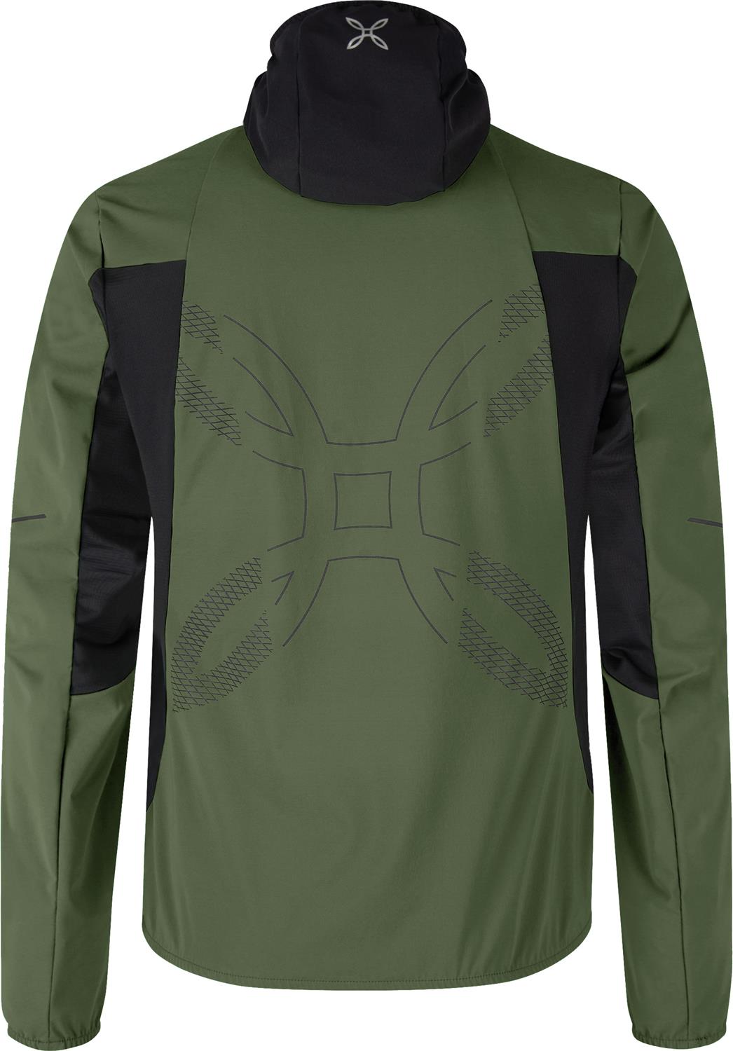 Montura - FLASH HOODED JACKET — VERDE SALVIA — Vista posteriore 3