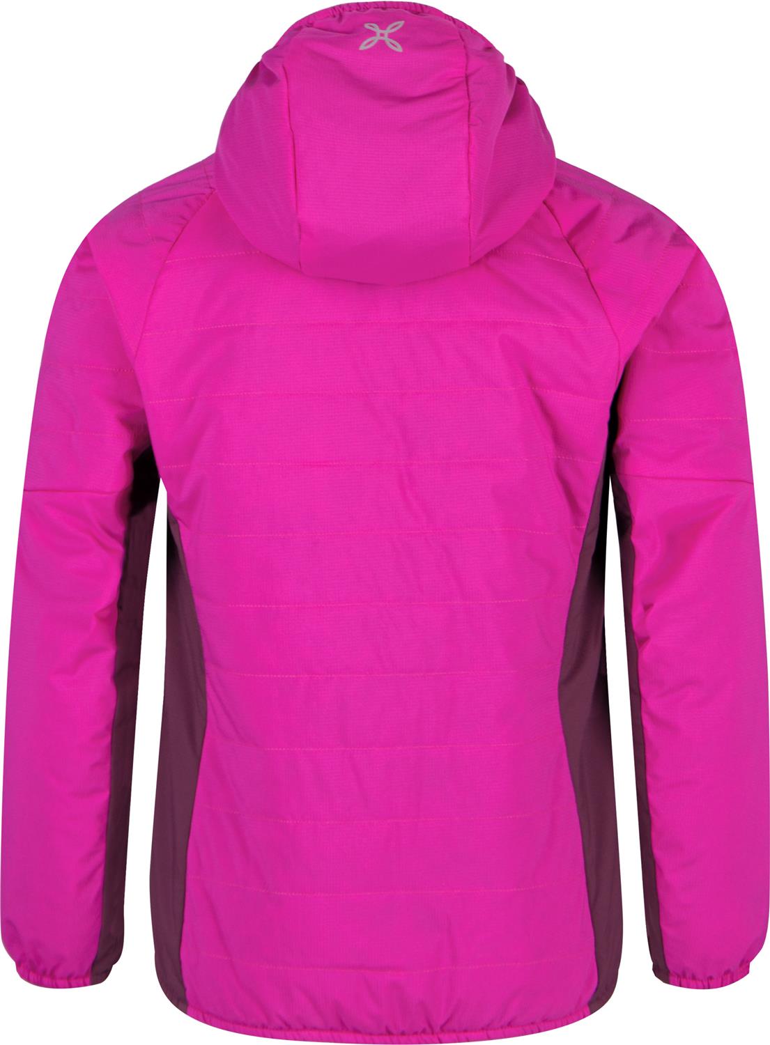 Montura - SPACE LIGHT HOODED JACKET KIDS — INTENSE VIOLET/WINE RED — Vista posteriore 3