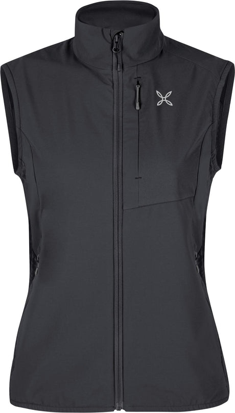 Montura - PEAK VEST WOMAN — BLACK — Vista frontale 1