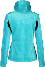 Montura - POLAR STYLE HOODED JKT WOMAN — TURQUOISE — Vista posteriore 3