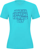 Montura - KNOTS T-SHIRT WOMAN — TURQUOISE — Vista frontale 1