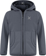 Montura - STRETCH HOODY JACKET BABY — PIOMBO — Vista frontale 1