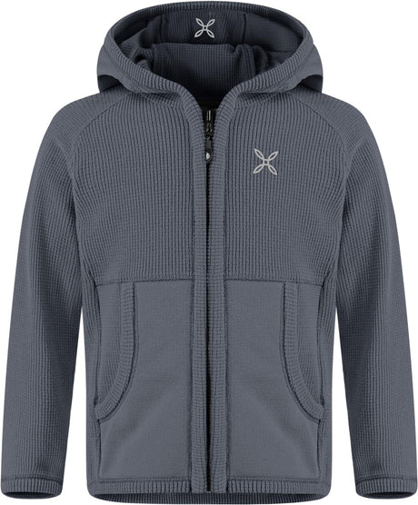 Montura - STRETCH HOODY JACKET BABY — PIOMBO — Vista frontale 1