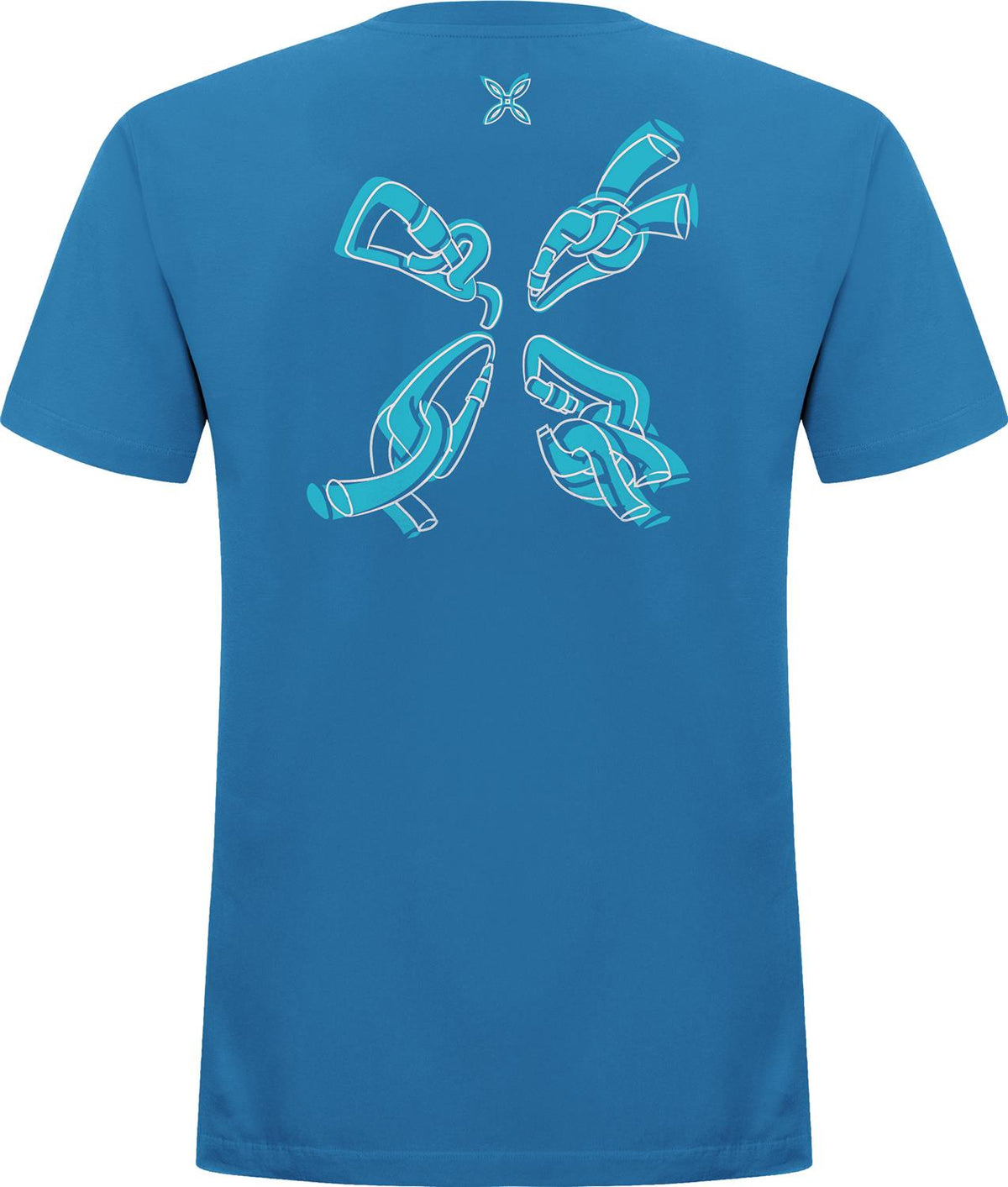 Montura - KNOTS T-SHIRT — B.BLUE — Vista posteriore 2
