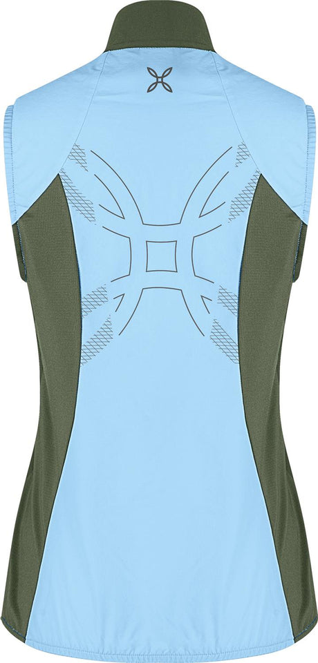 Montura - FLASH VEST WOMAN — DUSK/VERDE SALVIA — Vista posteriore 3