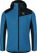 Montura - MELIS HOODED MAGLIA KIDS — DEEP BLUE — Vista frontale 1