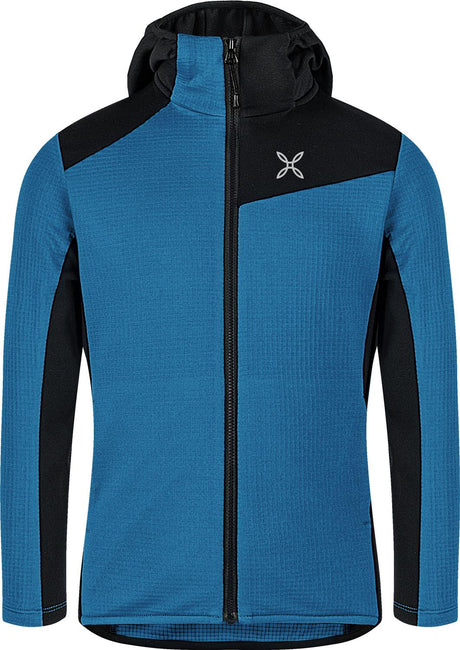 Montura - MELIS HOODED MAGLIA KIDS — DEEP BLUE — Vista frontale 1