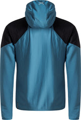 Montura - ACTION HOODED MAGLIA — STEEL BLUE/SUNNY LIME — Vista posteriore 3