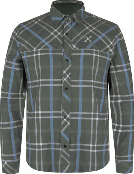 Montura - CHECK SHIRT — VERDE SALVIA/DUSK — Vista frontale 1