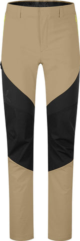 Montura - SPITZE EVO PANTS — DESERT BEIGE/SUNNY LIME — Vista frontale 1