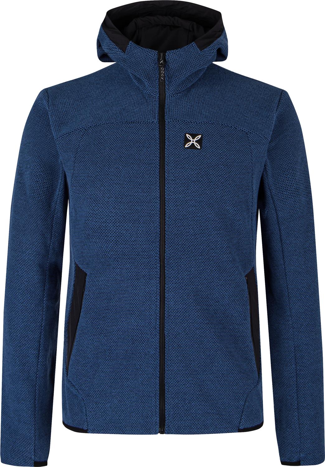 Montura - ARGO HOODED MAGLIA — B.BLUE — Vista frontale 1