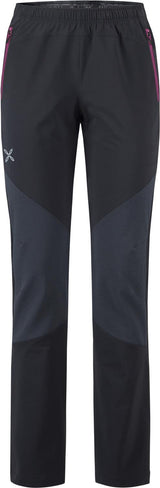 Montura - FANCY 2.0 PANTS WOMAN — BLACK/BATON ROUGE — Vista frontale 1