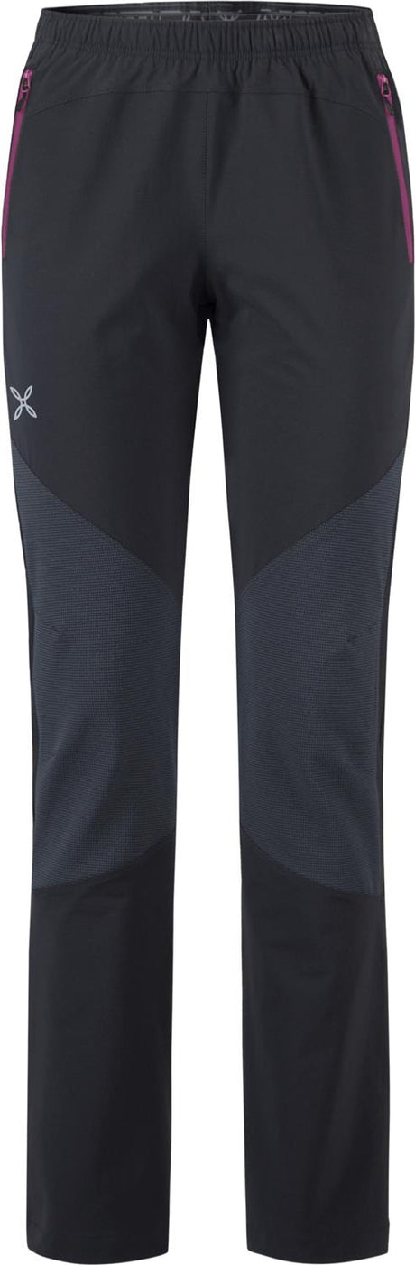 Montura - FANCY 2.0 PANTS WOMAN — BLACK/BATON ROUGE — Vista frontale 1