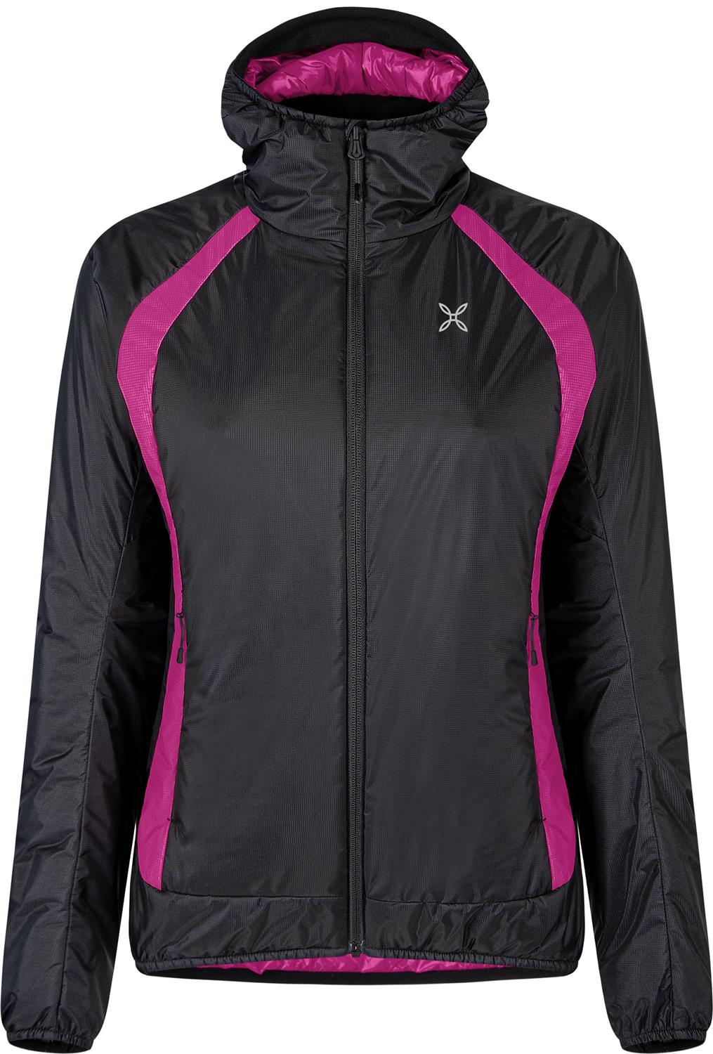Montura - VULCAN 2.0 JACKET WOMAN — BLACK/BATON ROUGE — Vista frontale 1