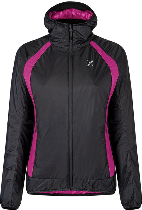 Montura - VULCAN 2.0 JACKET WOMAN — BLACK/BATON ROUGE — Vista frontale 1