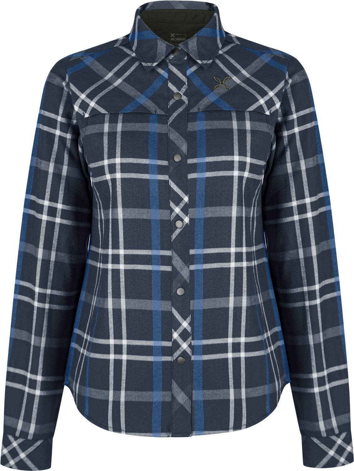 Montura - CHECK SHIRT WOMAN — BLUEBERRY — Vista frontale 1