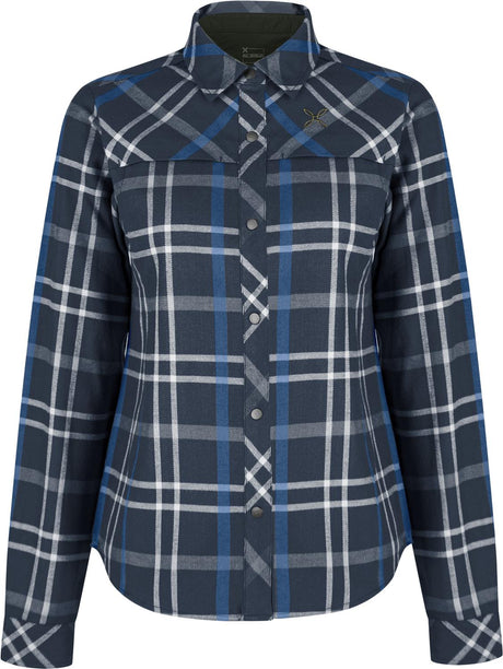 Montura - CHECK SHIRT WOMAN — BLUEBERRY — Vista frontale 1