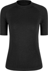 Montura - SEAMLESS MERINO 2 T-SHIRT WOM. — BLACK — Vista frontale 1