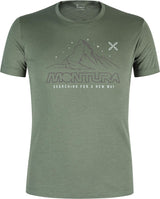 Montura - MERINO MOUNTAIN T-SHIRT — VERDE SALVIA — Vista frontale 1