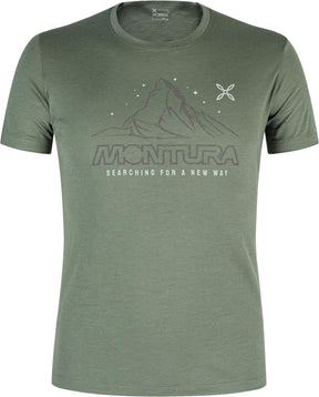 Montura - MERINO MOUNTAIN T-SHIRT — VERDE SALVIA — Vista frontale 1