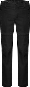 Montura - ROUTE ZIP OFF PANTS — BLACK — Vista frontale 1