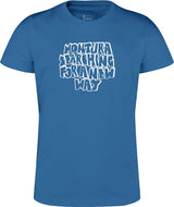 Montura - KNOTS T-SHIRT KIDS — B.BLUE — Vista frontale 1