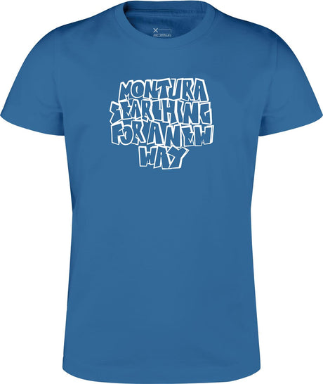 Montura - KNOTS T-SHIRT KIDS — B.BLUE — Vista frontale 1