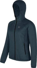 Montura - FADIS GRID HOODED MAGLIA WOMAN — BLUEBERRY — Immagine 2