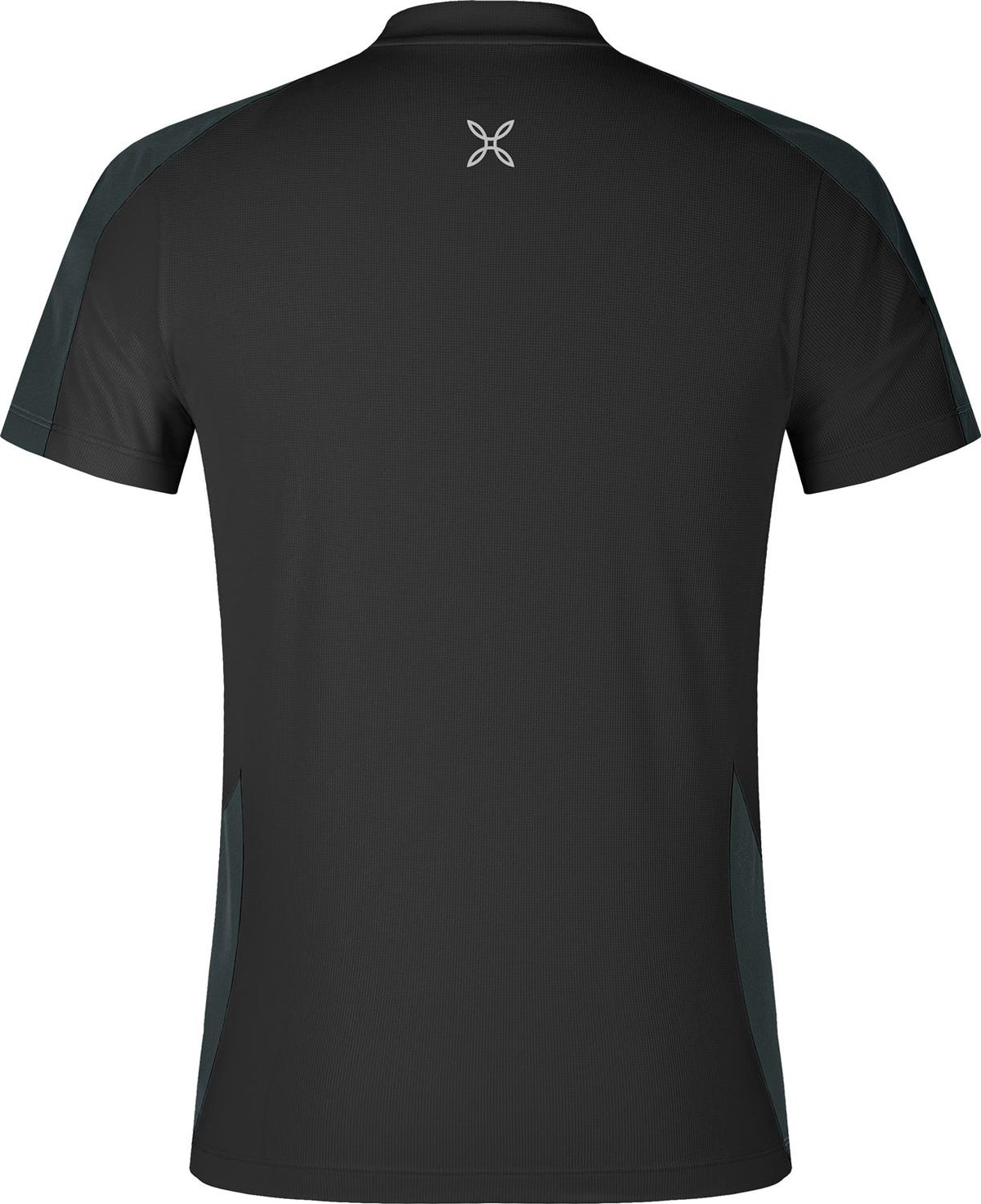 Montura - HADE ZIP T-SHIRT — BLACK/ANTRACITE — Vista posteriore 2