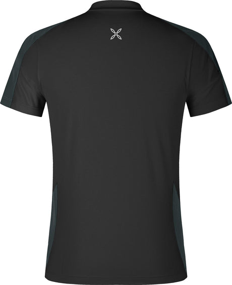 Montura - HADE ZIP T-SHIRT — BLACK/ANTRACITE — Vista posteriore 2