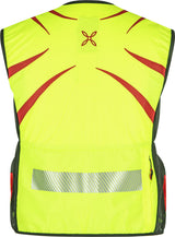 Montura - OPERATOR EVO 4 VEST — GIALLO FLUO/ROSSO — Vista posteriore 3