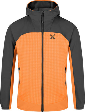 Montura - SPEED HOODED JACKET KIDS — MELON/ANTRACITE — Vista frontale 1