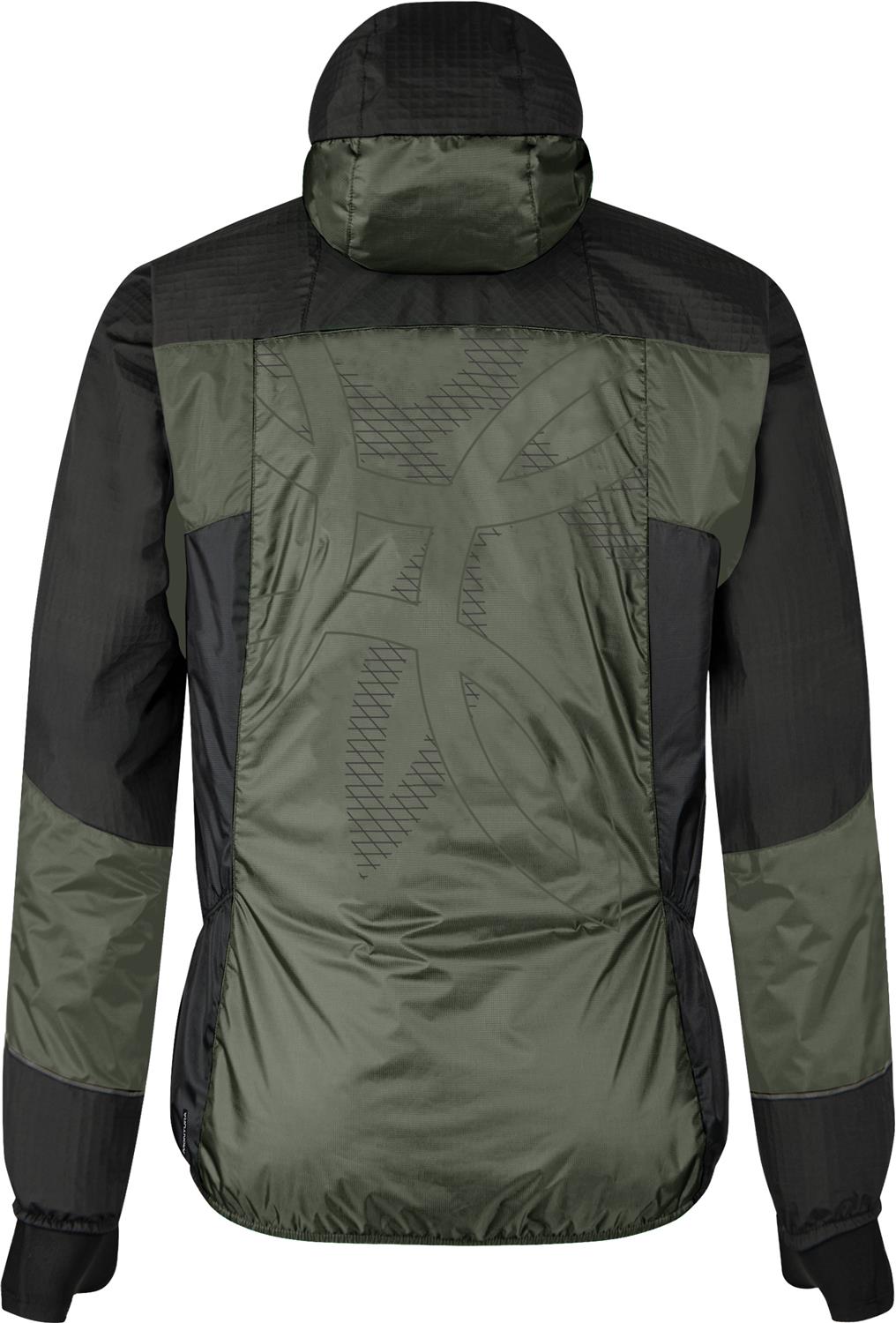Montura - SKISKY EVO HOODED JACKET — VERDE SALVIA — Vista posteriore 3
