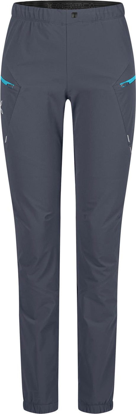 Montura - SPEED STYLE PANTS WOMAN — GRAPHITE BLUE/TURQUOISE — Vista frontale 1
