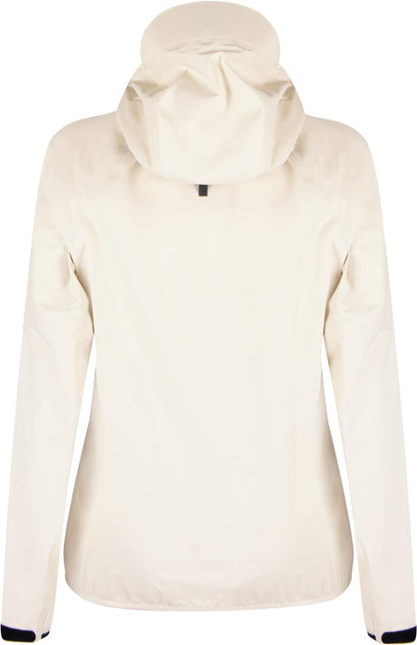 Montura - UPLAND 3L HOODED JACKET WOMAN — SHELL/MELON — Vista posteriore 3