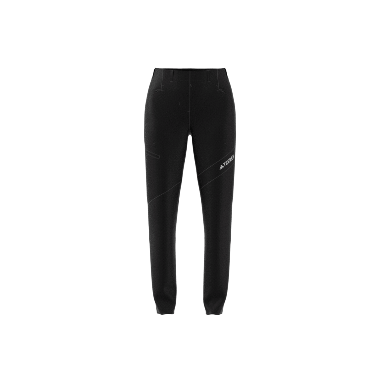 ADIDAS - Pantaloni Techrock Brushed Softshell - Donna - Black - image 9