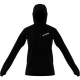 ADIDAS - TERREX Techrock CLIMAWARM+ Wind Hooded Fleece Jacket - Donna - Black - image 8