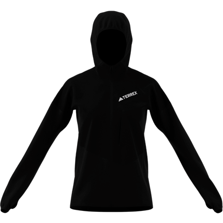 ADIDAS - TERREX Techrock CLIMAWARM+ Wind Hooded Fleece Jacket - Donna - Black - image 8