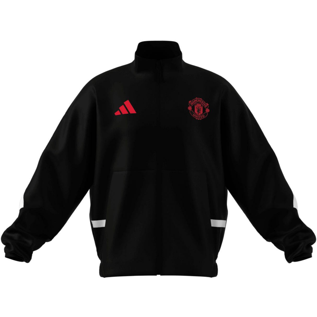 ADIDAS - Manchester United Z.N.E. Anthem Jacket - Uomo - Black - image 8