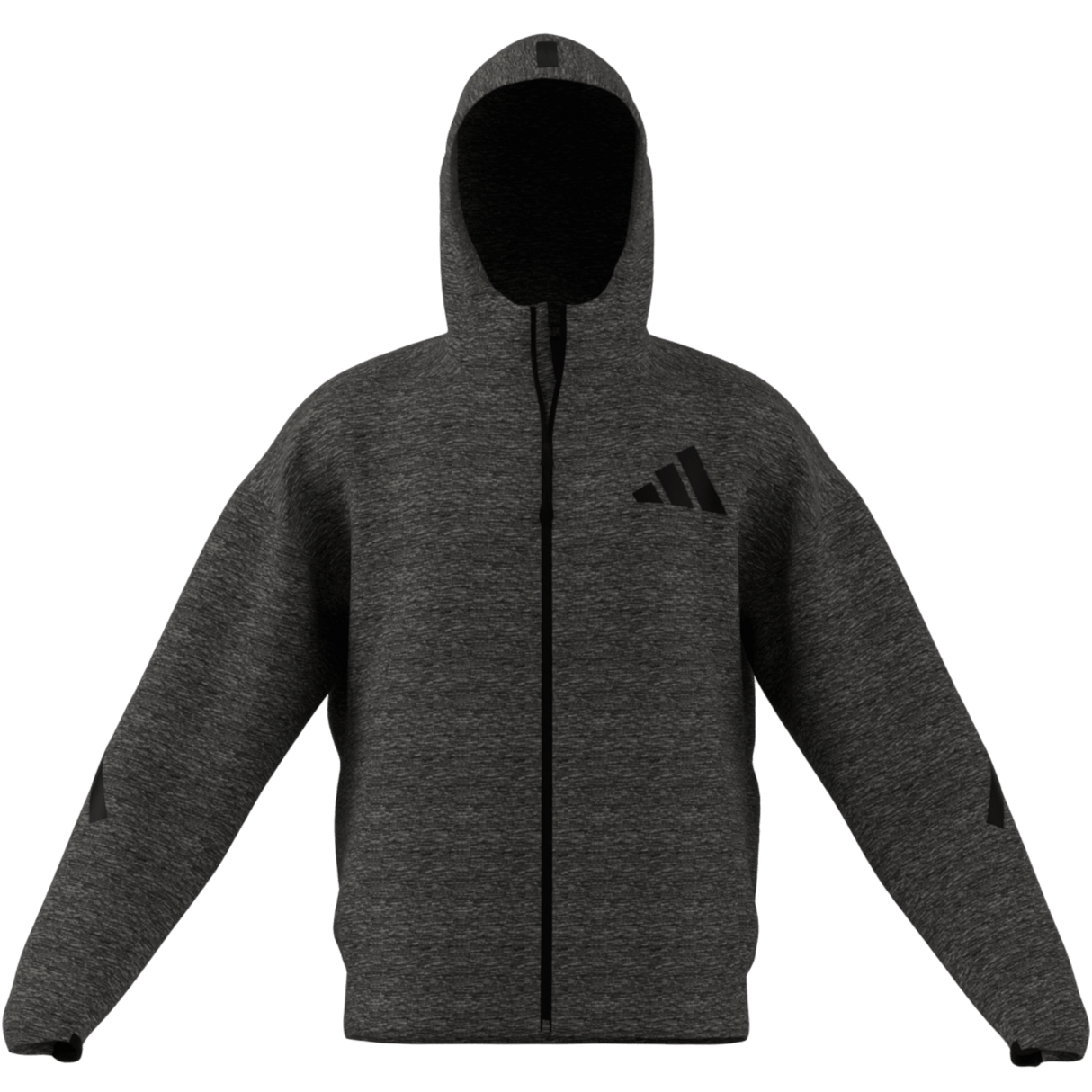 ADIDAS - Z.N.E. Adidas Felpa Con Cappuccio Premium A Zip Intera - Uomo - Black - image 7