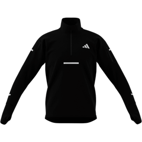 ADIDAS - Maglia Da Running Adi365 CLIMAWARM+ Half Zip - Uomo - Black - image 7